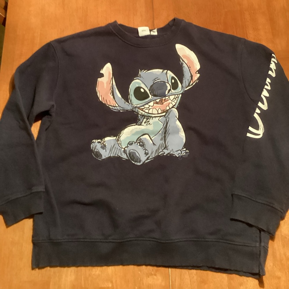 Disney Dark Blue Stitch Hoodie